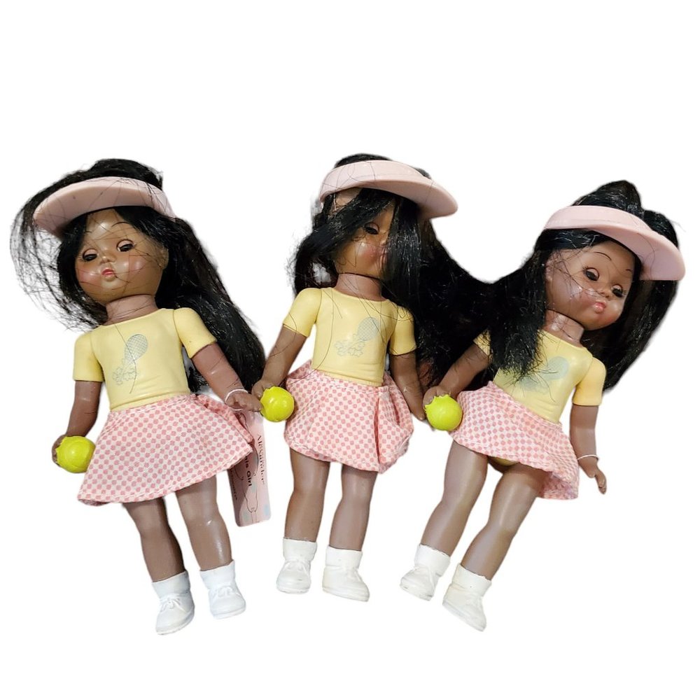 McDonalds Madame Alexander Black Tennis Girl 2005 (3 Lot)